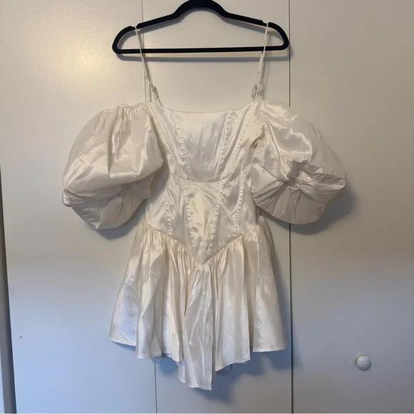 For Love & Lemons Bridal Mia Mini Dress - Picture 2 of 10